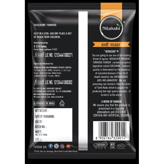 NITAKSHI TURMERIC POWDER 